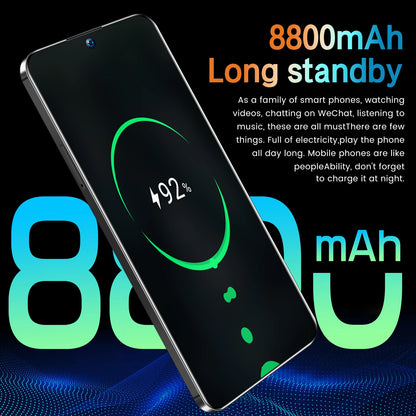 5G Phones Android 13.0 Mobile Phones Cellphone Original S25 Ultra 16GB+512GB Smartphone 7.3 Inch Unlocked Dual Card Smart Phone