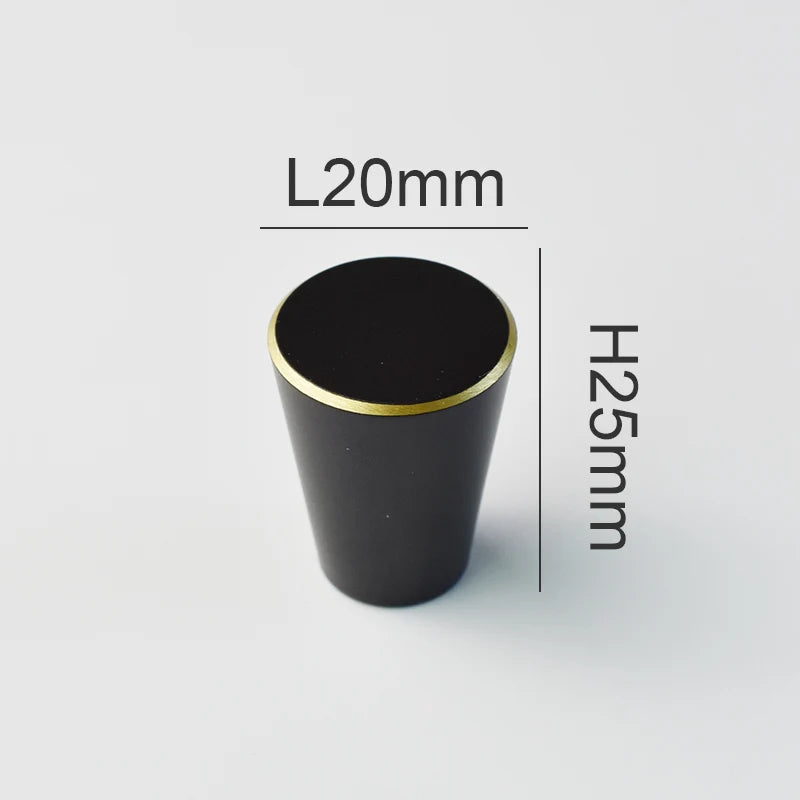 IHOMCASA Round Brass Gold Furniture Handles For Drawers Bathroom Kitchen Storage Cabinet Pulls Wardrobe Shoe Cupboard Door Knob