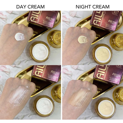 AILKE Collagen Lightening Face Care Set, Moisturizing, Even Skin Tone, Anti-Aging, Wrinkles, For All Skin Types Cosmetics