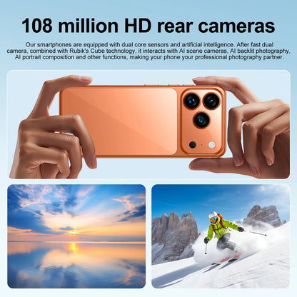 New I17 ProMax Wholesale Cheap Brand Mobile Original Phone Version Unlocked 16GB+512GB1 TB Original Low Price Dual Sim Card