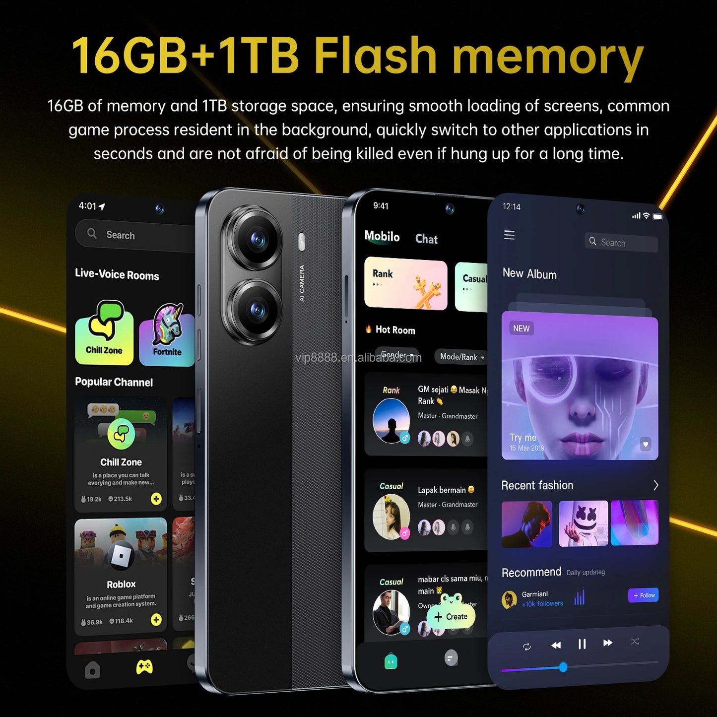 Real High Quality X7 Pro 16+1TB Smartphone Hot Selling 7.3 Inch Big Screen Cheap Android 14 Cellphones Smart Phones