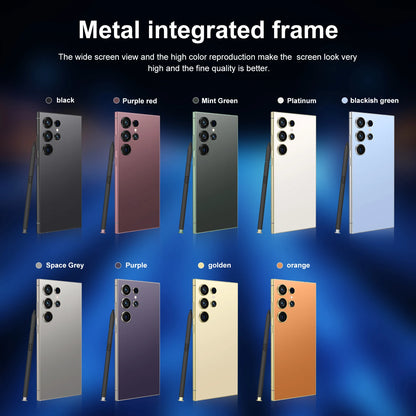 22G+2TB S25 Ultra Factory Price Big Screen Version Android 5G Smartphone Dual-SIM HD Unlocked Phones Built-in Pen 108MP