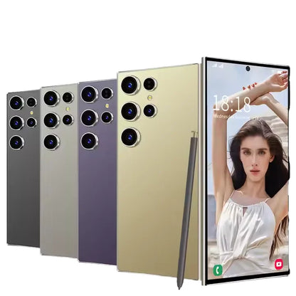 Best Selling S24 Ultra 5G Smartphone 7-Inch Version with Dual SIM Android14 CDMA Cellular 4G/5G Mobile Phones