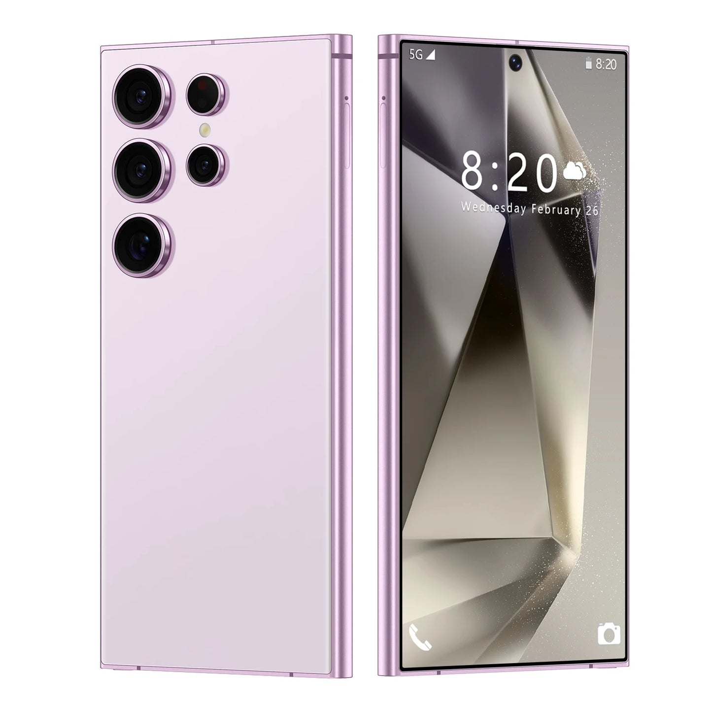 6.8-inch S24 Ultra 3GB+64GB Smartphone 6.8inch Phone Wholesale Telephone Face Recognition Fingerprint Android 12 4+64GB