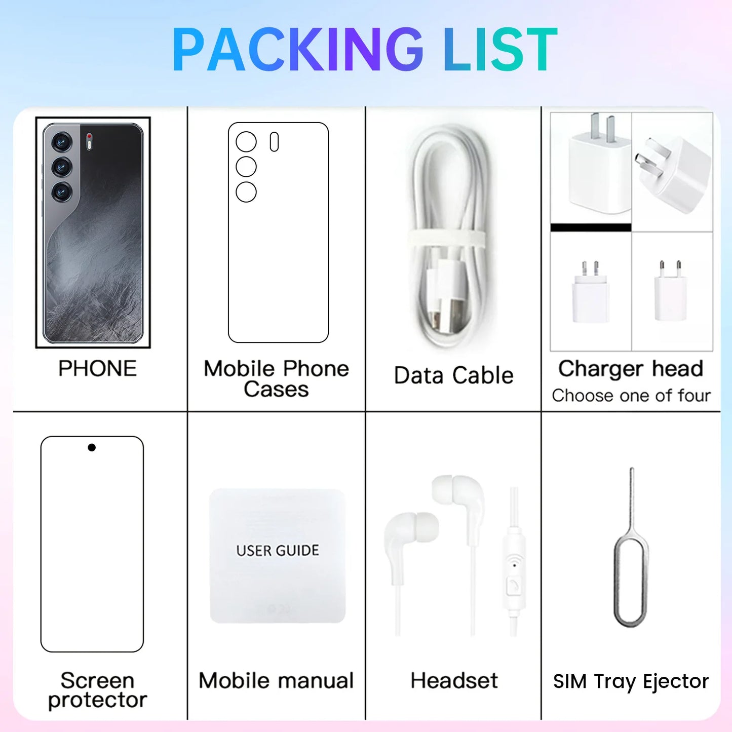 2024 Hot Sale Newest C40Pro 3G Android Mobile Phones Gooba 6.5inch Unlocked Dual SIM Smartphone