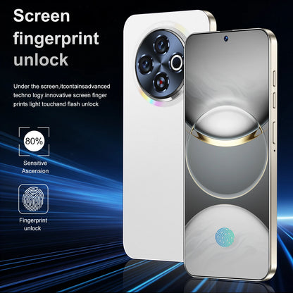 Newly Designed 30 5G Smartphone Large HD Screen 16GB +1TB Dual Card Dual Standby Decacore CPU Phones Mobile Android Gaming