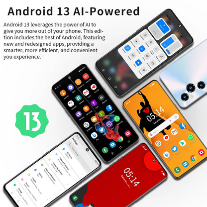 Celular NETWORK Full Display S30 Ultra 16GB+1TB 7.3 Inch Android 13 Cheap Phones for Mobile Smart Phone
