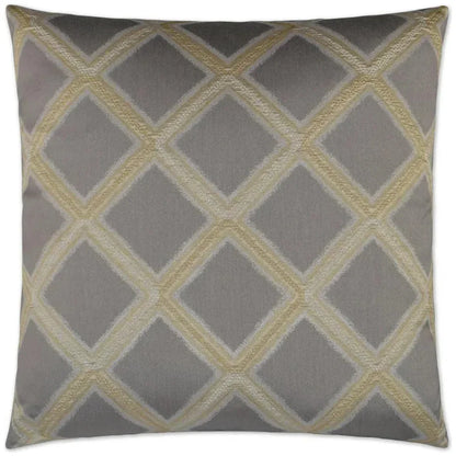 Hekla Patina Grey Throw Pillow With Insert
