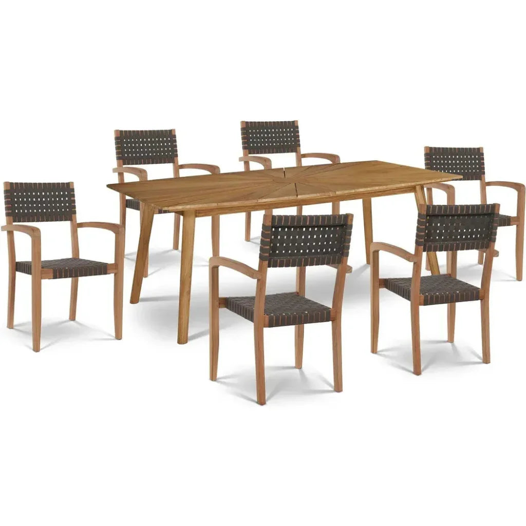Herning Teak Stacking Outdoor Armchair 4PC