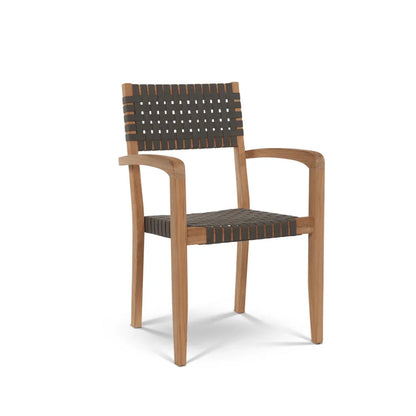 Herning Teak Patio Square Dining Set 5PC