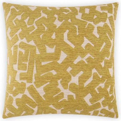 Hero Dijon Yellow Throw Pillow With Insert
