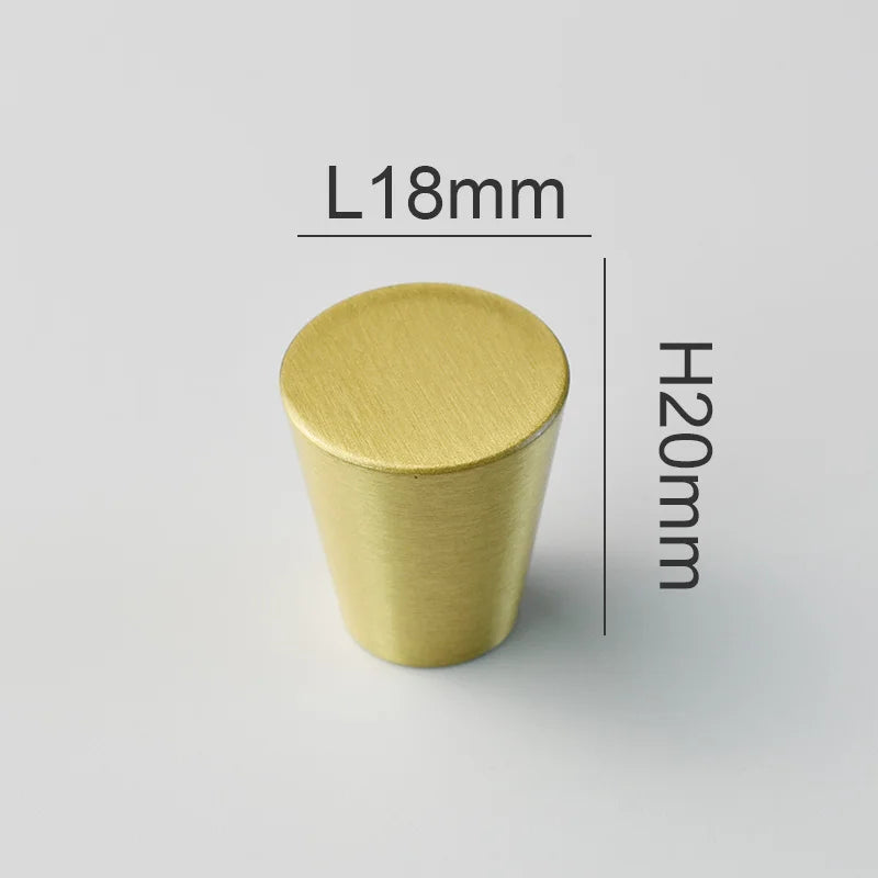 IHOMCASA Round Brass Gold Furniture Handles For Drawers Bathroom Kitchen Storage Cabinet Pulls Wardrobe Shoe Cupboard Door Knob