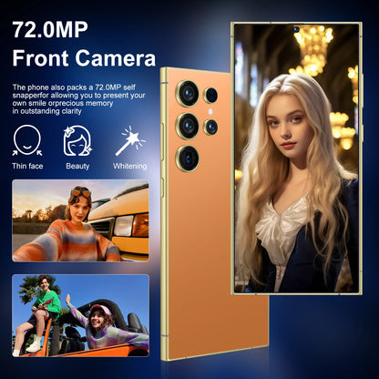 22G+2TB S25 Ultra Factory Price Big Screen Version Android 5G Smartphone Dual-SIM HD Unlocked Phones Built-in Pen 108MP