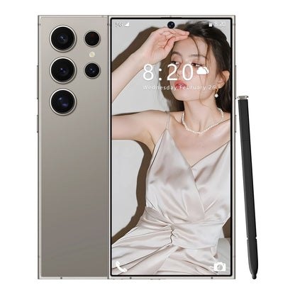 6.8-inch S24 Ultra 3GB+64GB Smartphone 6.8inch Phone Wholesale Telephone Face Recognition Fingerprint Android 12 4+64GB