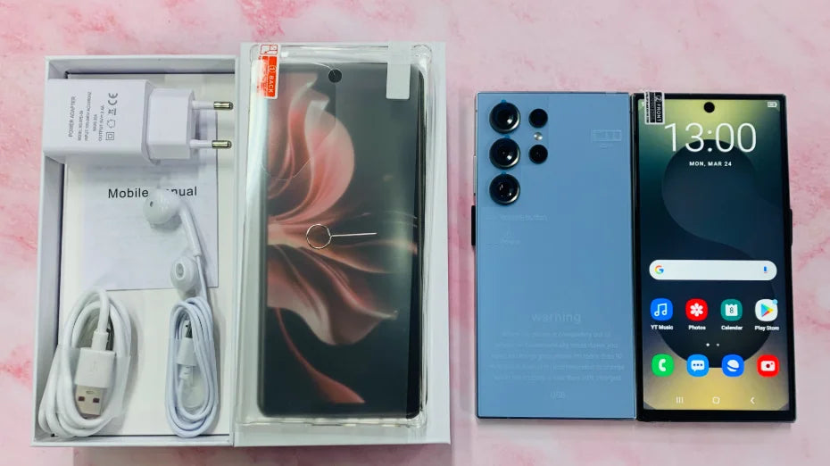 22G+2TB S25 Ultra Factory Price Big Screen Version Android 5G Smartphone Dual-SIM HD Unlocked Phones Built-in Pen 108MP