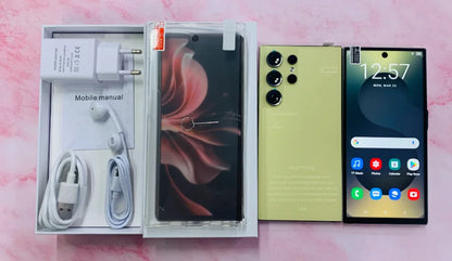 22G+2TB S25 Ultra Factory Price Big Screen Version Android 5G Smartphone Dual-SIM HD Unlocked Phones Built-in Pen 108MP