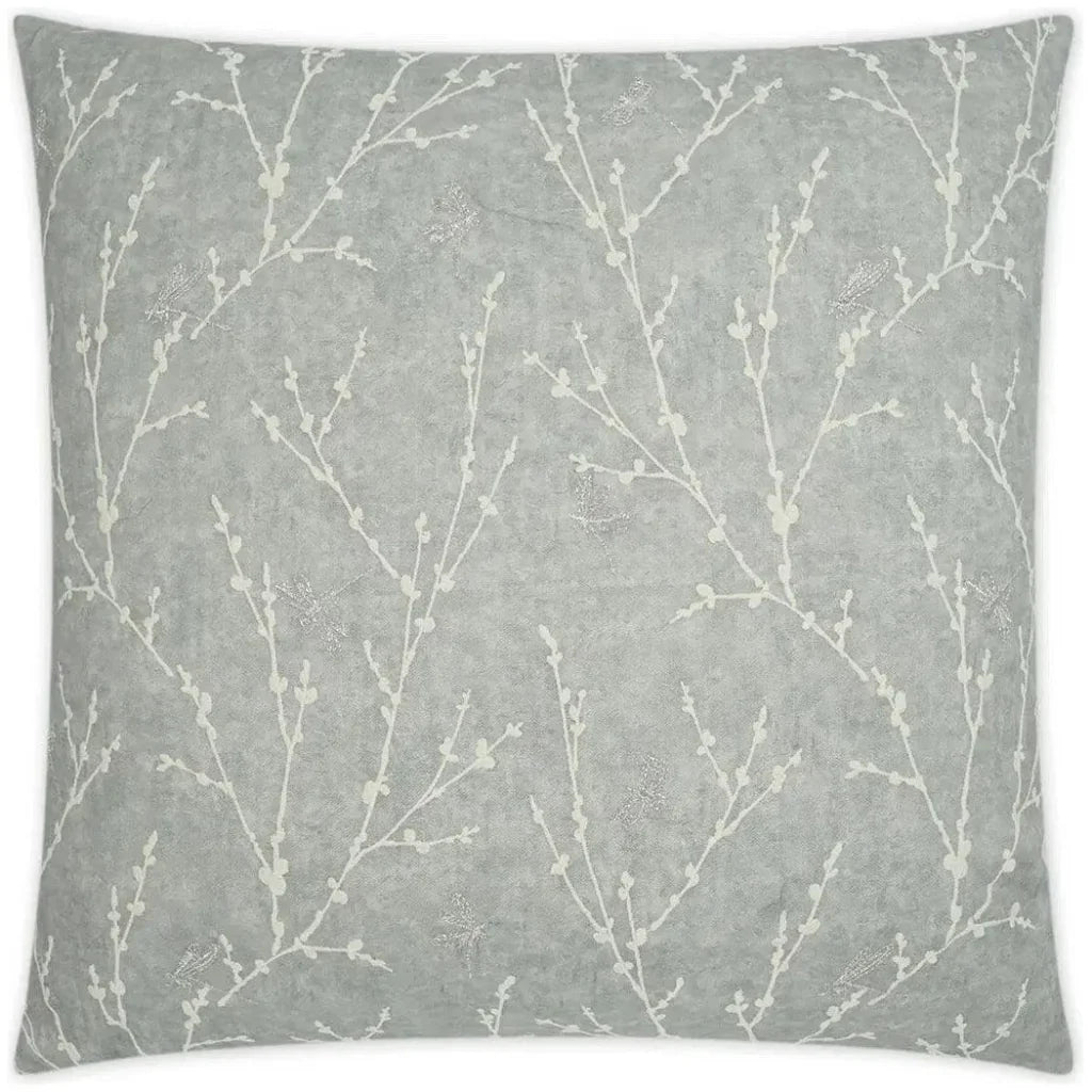 High Flyer Grey Throw Pillow With Insert