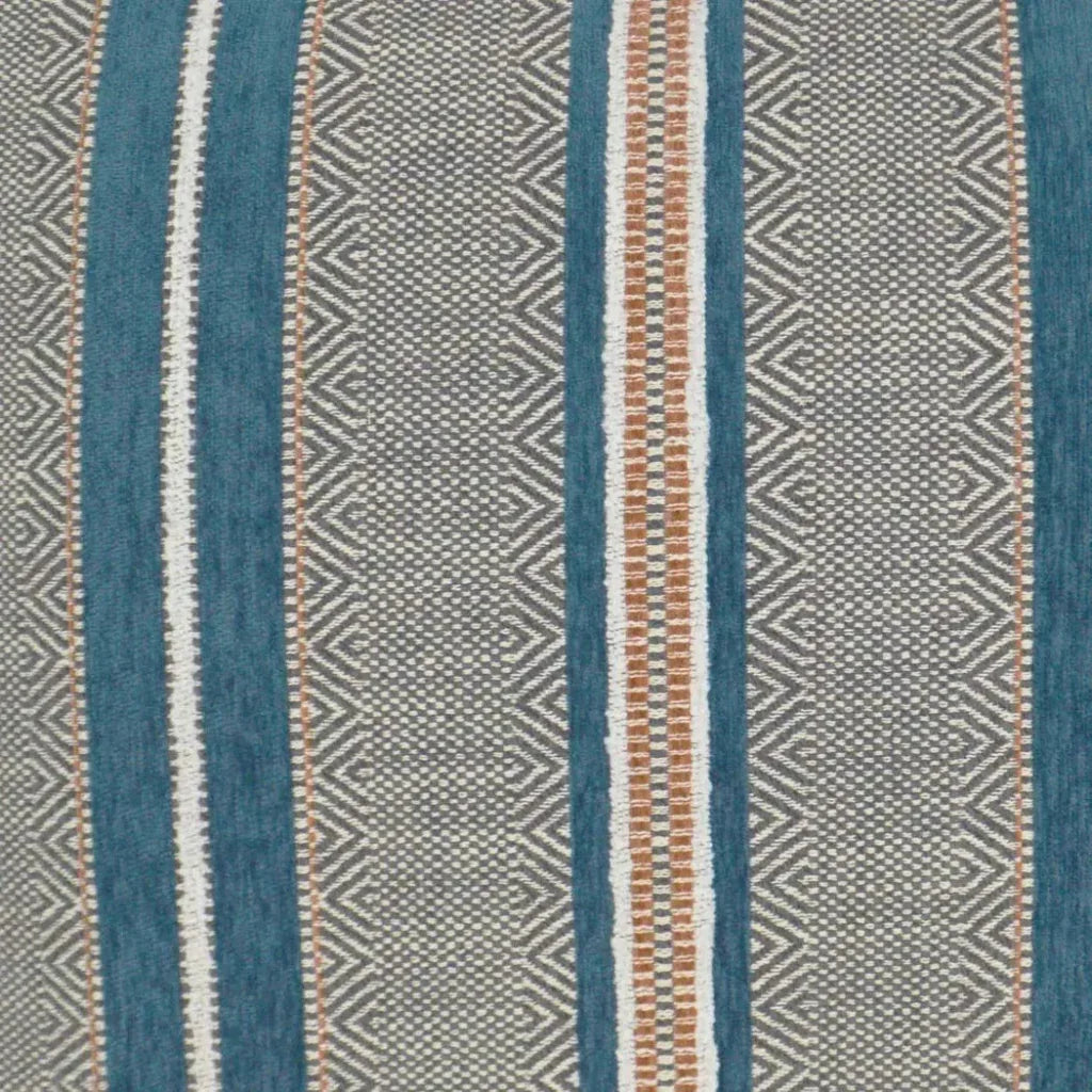 Highland Lake Blue Throw Pillow With Insert
