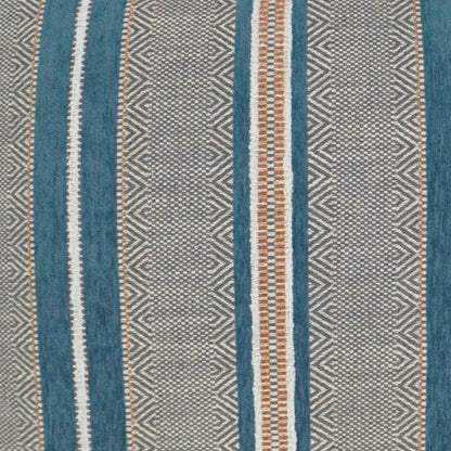 Highland Lake Blue Throw Pillow With Insert