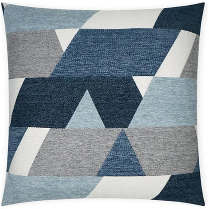 Hooray Ocean Blue Mist Large Throw Pillow Insert