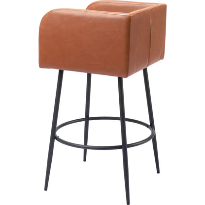Horbat Barstool (Set of 2) Brown