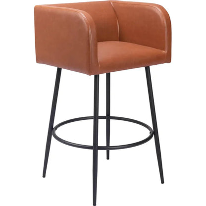 Horbat Barstool (Set of 2) Brown