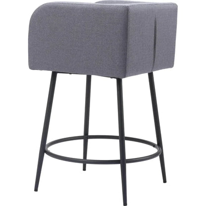 Horbat Faux Leather Counter Stool (Set of 2)