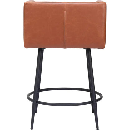 Horbat Faux Leather Counter Stool (Set of 2)