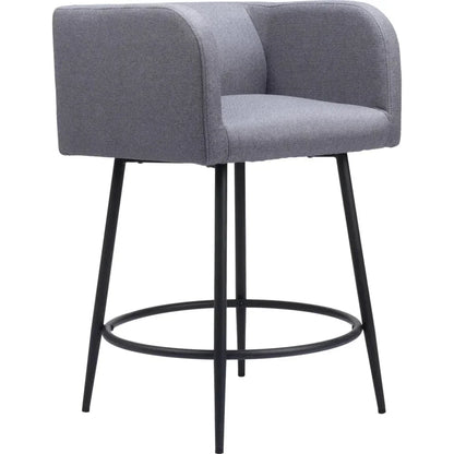 Horbat Faux Leather Counter Stool (Set of 2)