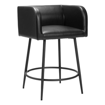Horbat Faux Leather Counter Stool (Set of 2)