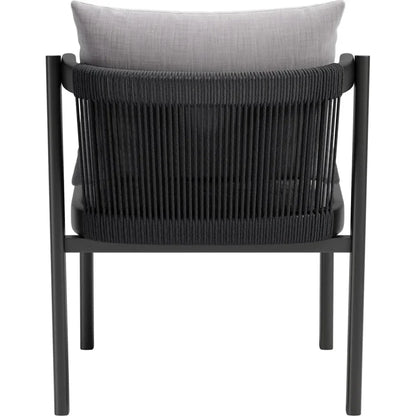 Horizon Aluminum Gray Dining Chair 2PC