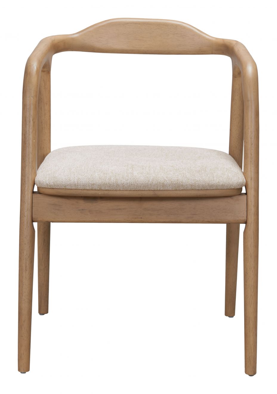Hosoi Beige Fabric Dining Chair