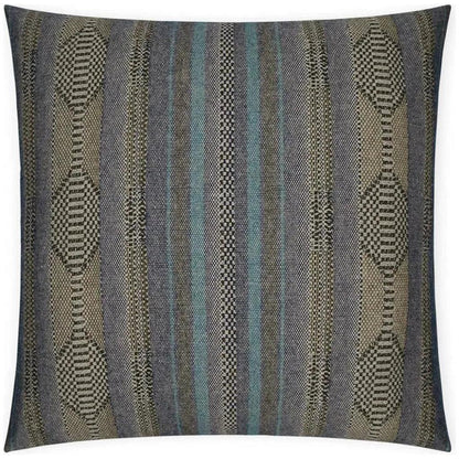 Hours Navy Global Navy Teal Large Throw Pillow Insert