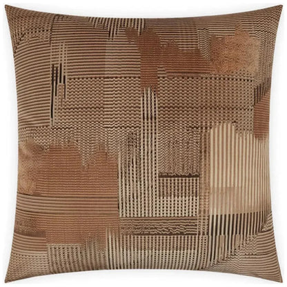 Hurley Brown Brown Throw Pillow With Insert