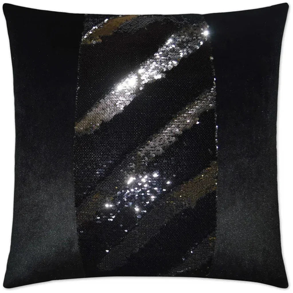 Hylee II Black Throw Pillow With Insert