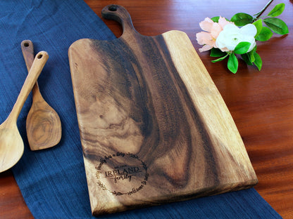 Extra Large Live Edge Handled Board