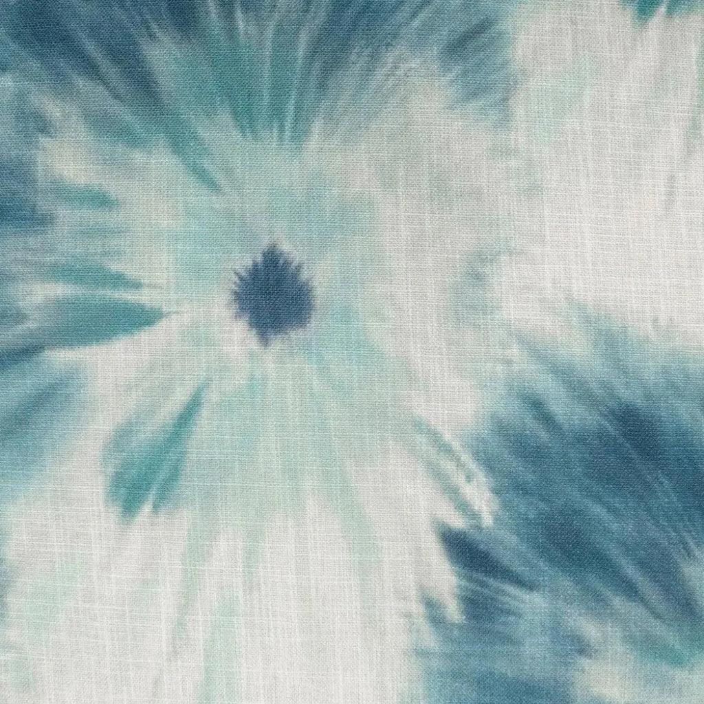 Idyll Abstract Floral Blue Large Throw Pillow Insert