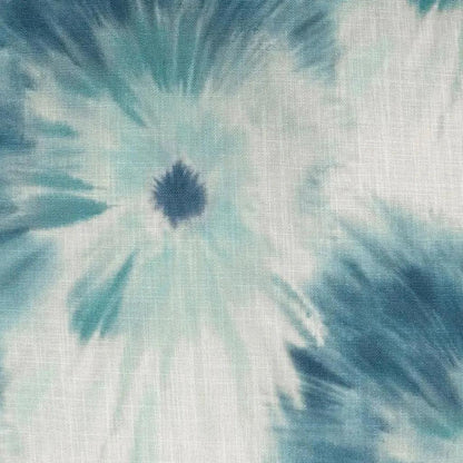 Idyll Abstract Floral Blue Large Throw Pillow Insert