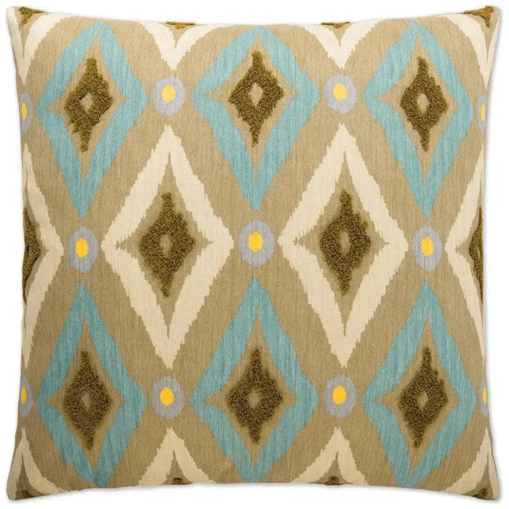 Ikat Pool Multi Color Throw Pillow Insert