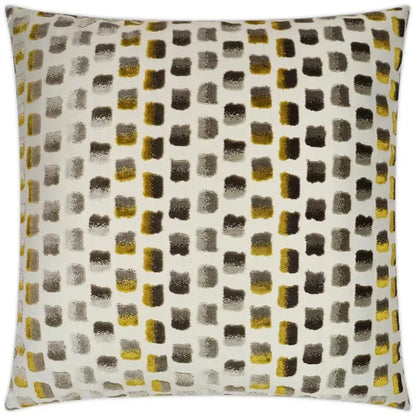 Impasto Mustard Textured Tan Large Throw Pillow Insert