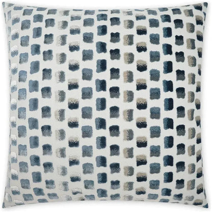 Impasto Pacific Textured Blue Large Throw Pillow Insert