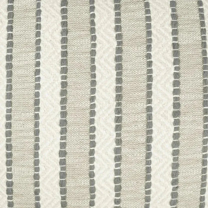 Inca Trail Fog Stripes Taupe Large Throw Pillow Insert