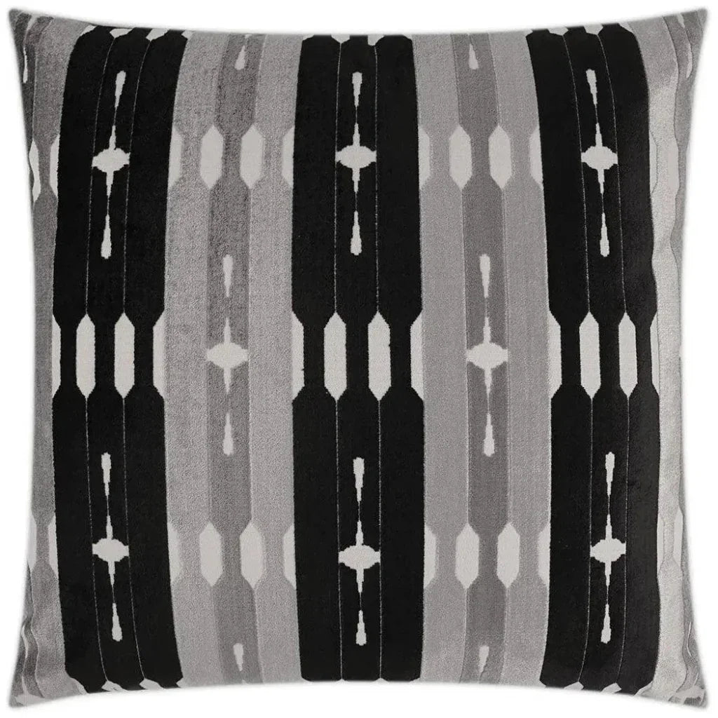 Industrious Black Throw Pillow With Insert