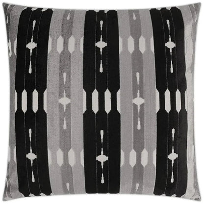 Industrious Black Throw Pillow With Insert