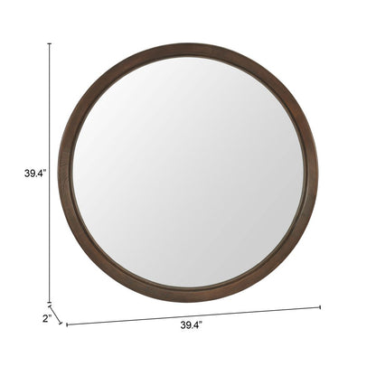 Inikas Wood Frame Wall Mirror
