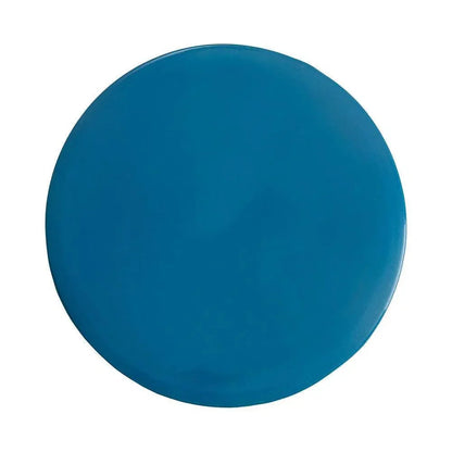 Intrepit 18 in. Round Turquoise Ceramic Garden Stool
