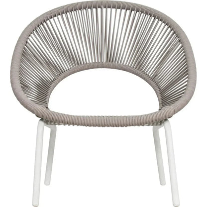 Ionian Lounge Chair - White Outdoor Accent Chair