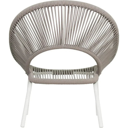 Ionian Lounge Chair - White Outdoor Accent Chair