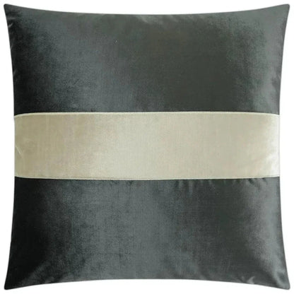 Iridescence Band Graphite Grey Throw Pillow Insert