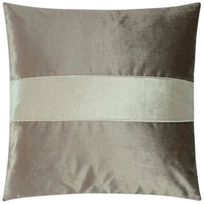 Iridescence Band Latte Brown Throw Pillow Insert